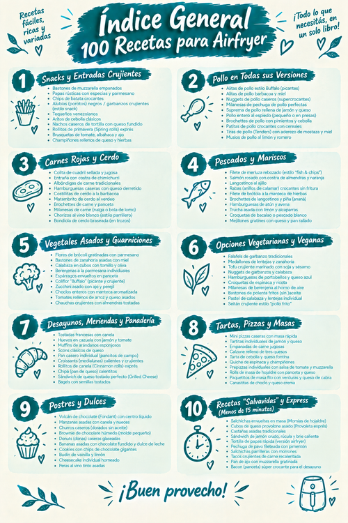 100 recetas airfyer